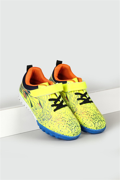 BoBe KIDS Messi Erkek Halı Saha Ayakkabısı Sarı