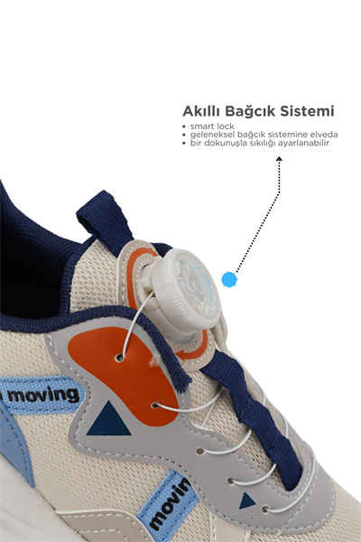 BoBe KIDS REX Mekanizmalı FLT Unisex Çocuk Ayakkabısı Mavi Mavi