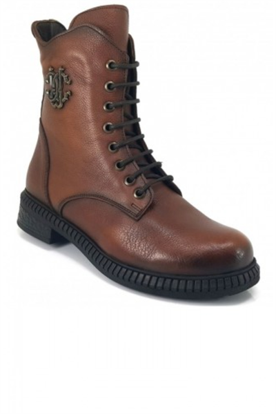 Castle Black 20912-1 Kadın Hakiki Deri Bot Taba