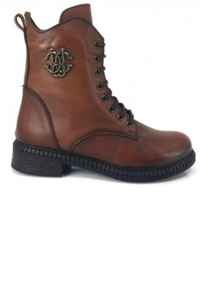 Castle Black 20912-1 Kadın Hakiki Deri Bot Taba