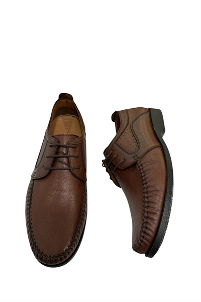 Castle Black 3075-1 Hakiki Deri Klasik Ayakkabı Taba