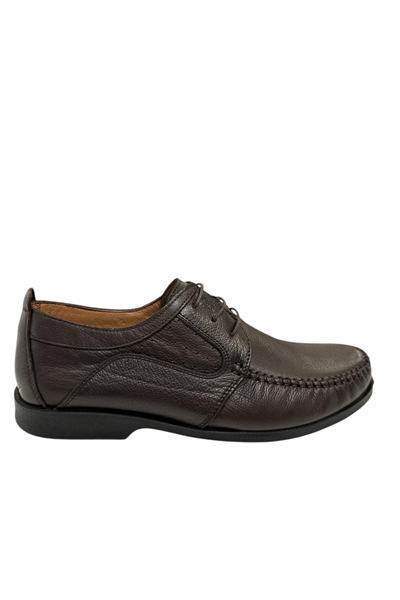 Castle Black 3075 Hakiki Deri Klasik Ayakkabı Kahverengi