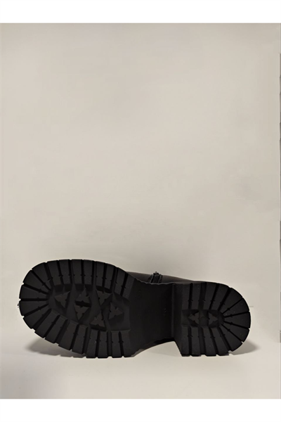 Castle Black 543622-1 Hakikki Deri Kadın Botu Siyah