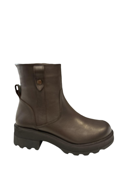 Castle Black YLDZ-212581-1 Kadın Hakiki Deri Klasik Bot Kahverengi