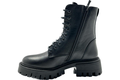 Castle Black YLDZ-23781-1 Kadın Hakiki Deri Bot Siyah