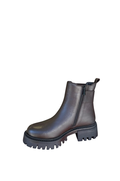 Castle Black YLDZ-23783-1 Kadın Hakiki Deri Klasik Bot Kahverengi