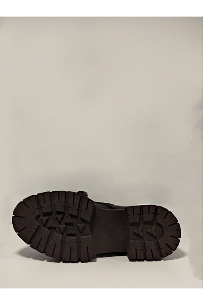 Castle Black YLDZ-26254-1 Kahverengi Hakiki Deri Kadın Bot Kahverengi