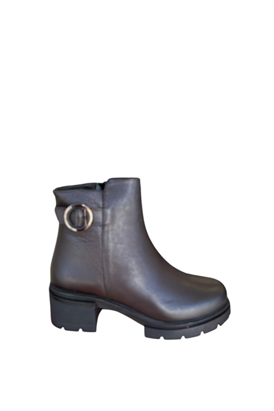 Castle Black YLDZ-27362-1 Kadın Hakiki Deri Klasik Bot Kahverengi