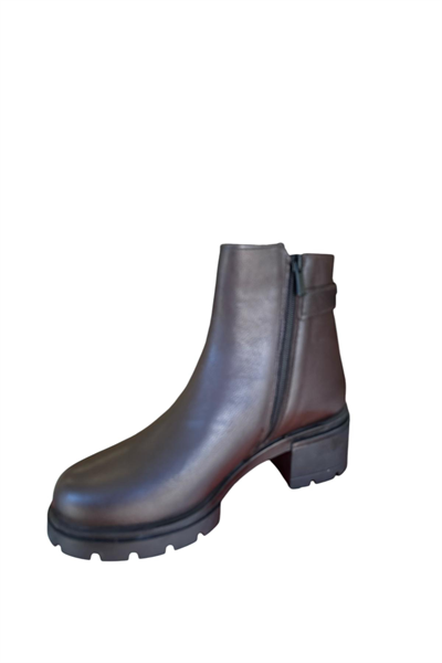 Castle Black YLDZ-27362-1 Kadın Hakiki Deri Klasik Bot Kahverengi