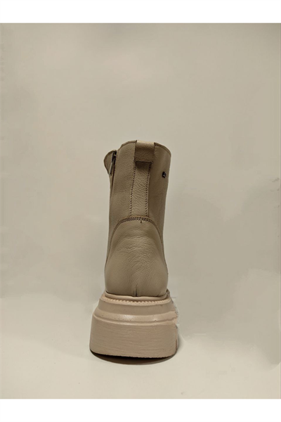 Castle Black YLDZ-27400-1 Kadın Hakiki Deri Bot bej