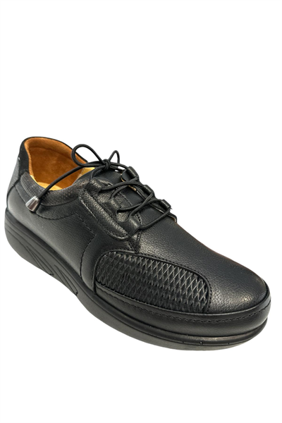 Castle Black YLDZ-42632 Kadın Hakiki Deri Ortopedik Comfort Ayakkabı Siyah