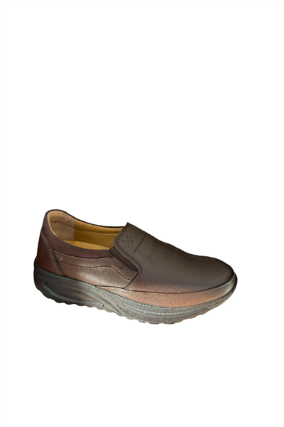 Castle Black YLDZ-42638 Kadın Hakiki Deri Ortopedik Comfort Ayakkabı Kahverengi