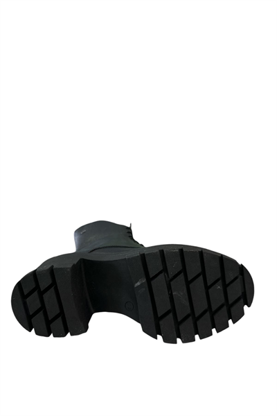 Castle Black YLDZ-52671-1 Kadın Hakiki Deri Klasik Bot Siyah