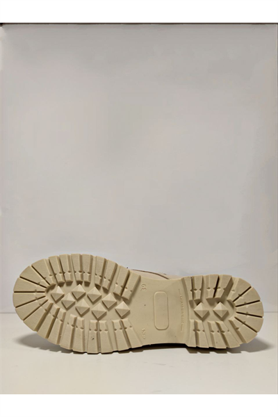 Castle Black YLDZ-52682-1 Bej Hakiki Deri Kadın Bot bej