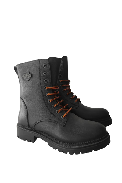 Castle Black YLDZ-90006-1 Hakikki Deri Kadın Bot Siyah