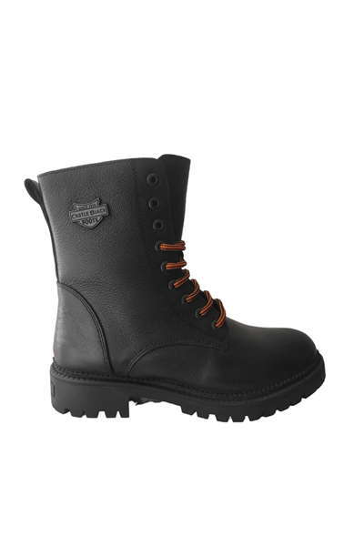 Castle Black YLDZ-90006-1 Hakikki Deri Kadın Bot Siyah