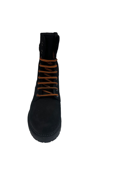 Castle Black YLDZ-90006-9 Hakikki Deri Kadın Bot Siyah