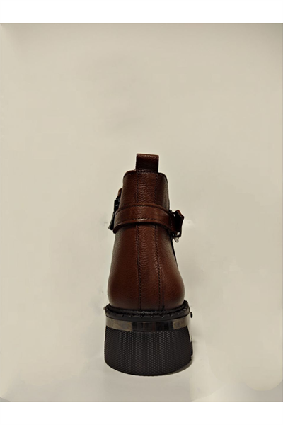 Castle Black YLDZ-92538-1 Hakiki Kadın Deri Bot Taba