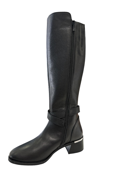 Castle Black YLDZ-97900-1 Kadın Hakiki Deri Çizme Siyah