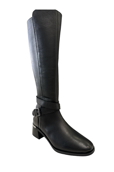 Castle Black YLDZ-97900-1 Kadın Hakiki Deri Çizme Siyah