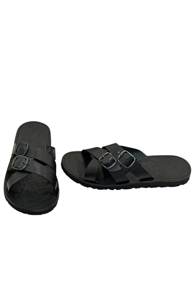 Dockers by Gerli 216360 Erkek Deri Terlik Siyah