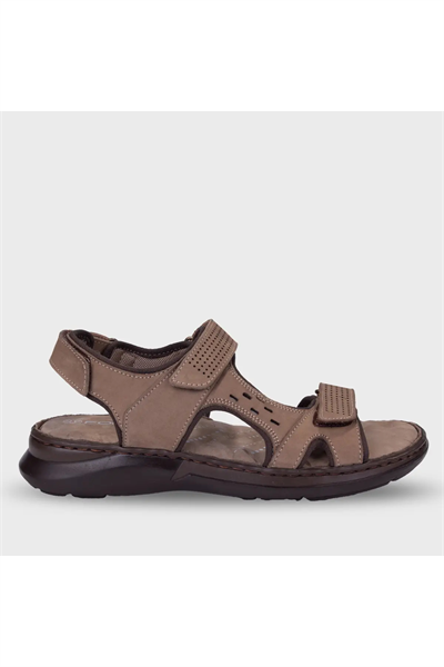 Forelli 40526 Erkek Comfort Sandalet Kahverengi