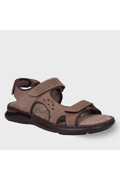 Forelli 40526 Erkek Comfort Sandalet Kahverengi