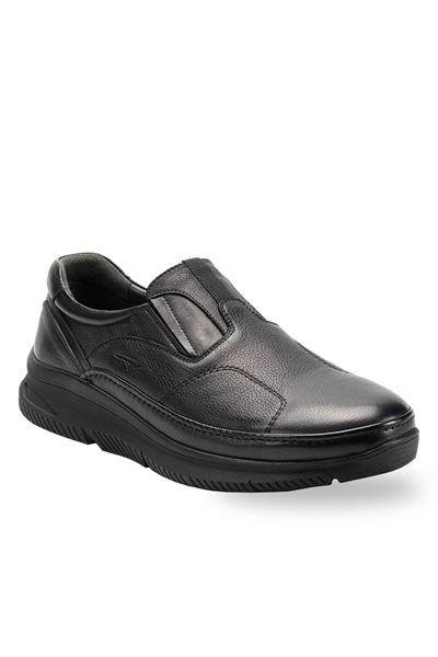 Forelli 46109 FOR-HALLUKS Erkek Klasik Comfort Ayakkabı Siyah