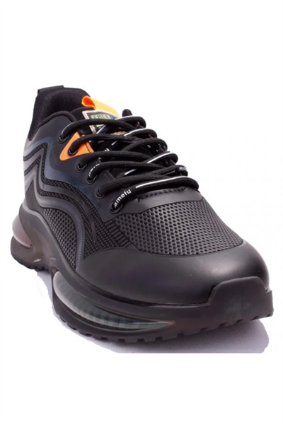 Gamelu 23KM CRAZY Memory Taban Erkek Spor Ayakkabı Siyah Turuncu