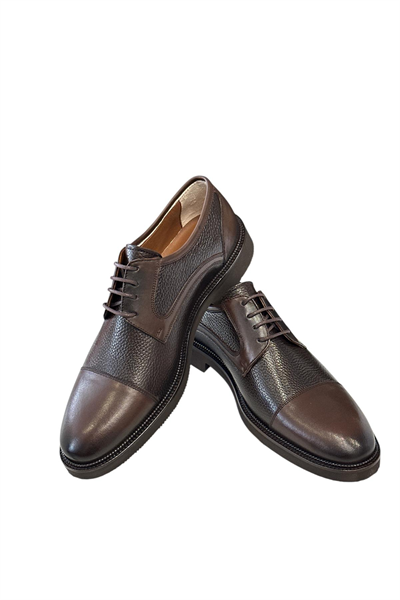 Gianni Maggi 1075 Erkek Dana Derisi Klasik Ayakkabı Kahverengi