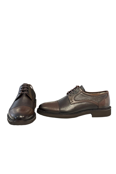 Gianni Maggi 1075 Erkek Dana Derisi Klasik Ayakkabı Kahverengi