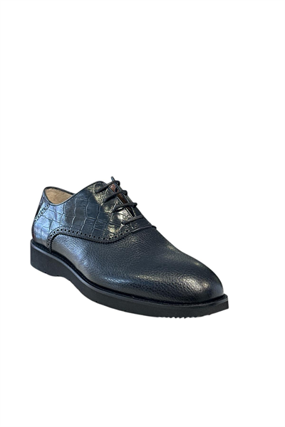 Gianni Maggi 2364 Erkek Dana Derisi Klasik Ayakkabı Siyah