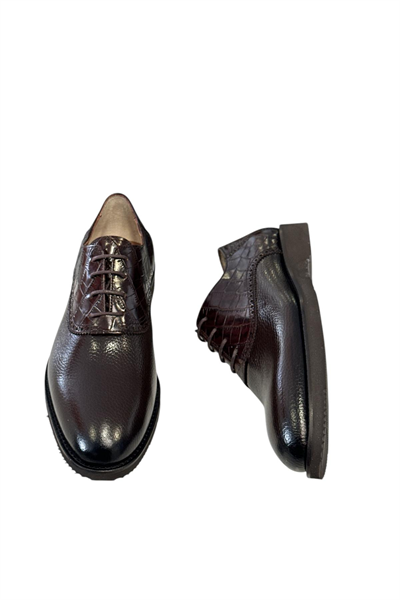 Gianni Maggi 2364 Erkek Dana Derisi Klasik Ayakkabı Kahverengi