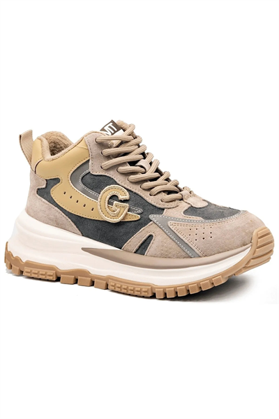 Guja 23K334-1 Kadın Sneakers Günlük Kullanım Ayakkabı Karamel Kahverengi