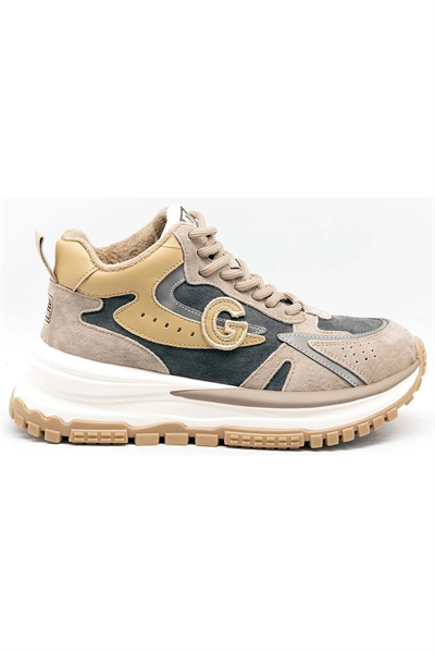 Guja 23K334-1 Kadın Sneakers Günlük Kullanım Ayakkabı Karamel Kahverengi