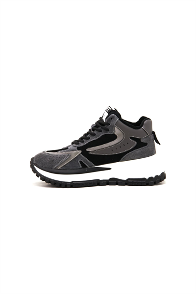 Guja 23K334-1 Kadın Sneakers Günlük Kullanım Ayakkabı Siyah Gri Siyah Gri