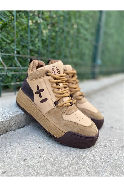 Guja 23K359-7 Kadın Sneakers Günlük Giyim Camel