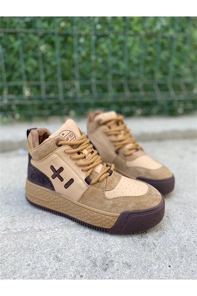 Guja 23K359-7 Kadın Sneakers Günlük Giyim Camel