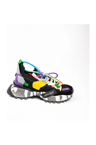 Guja 23K422 Kadın Sneakers Günlük Kullanım Ayakkabı Kömür Siyah