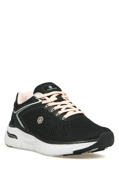 Hammer Jack Polina Z Spor Ayakkabı 101 23380-Z Siyah Kadın Yürüyüş Ayakkabısı Siyah Pembe