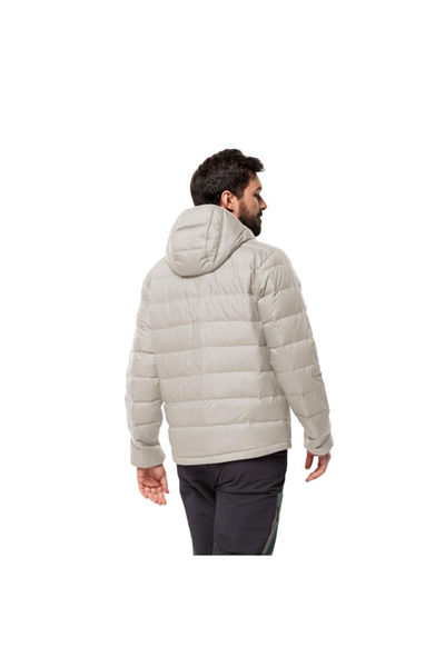 Jack Wolfskin 1207671_A0029 ATHER DOWN HOODY M Erkek Kaz Tüyü Mont bej