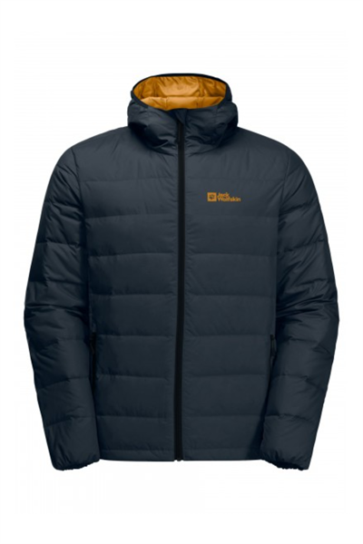 Jack Wolfskin 1207671_C0412_A08 ATHER DOWN HOODY M Erkek Kaz Tüyü Mont Lacivert