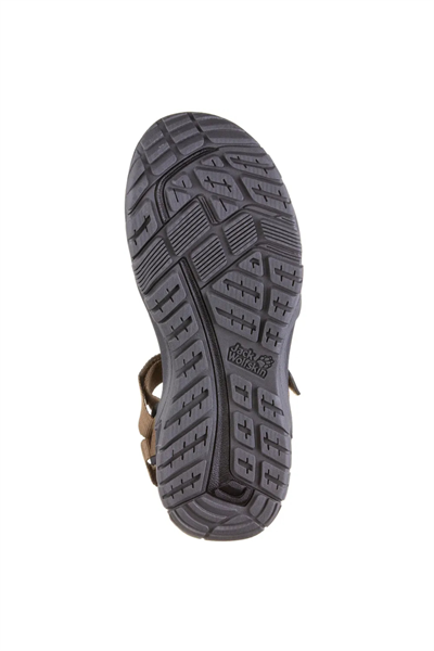 Jack Wolfskin 4019021_5172 Lakewood Rıde Sandal M Erkek Sandalet Kahverengi