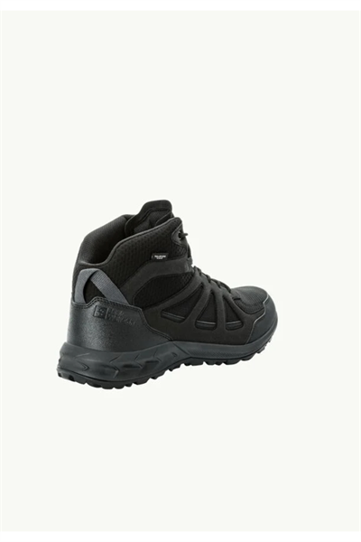Jack Wolfskin 4051261_6000 WOODLAND 2 TEXAPORE MID M Erkek Outdoor Bot Siyah