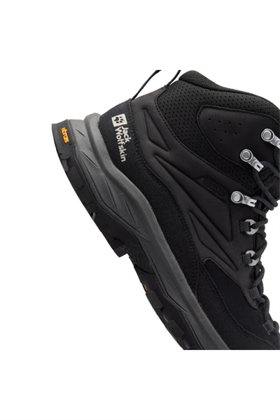 Jack Wolfskin 406301_6350 CYROX TEXAPORE MID M Erkek Outdoor Bot Siyah