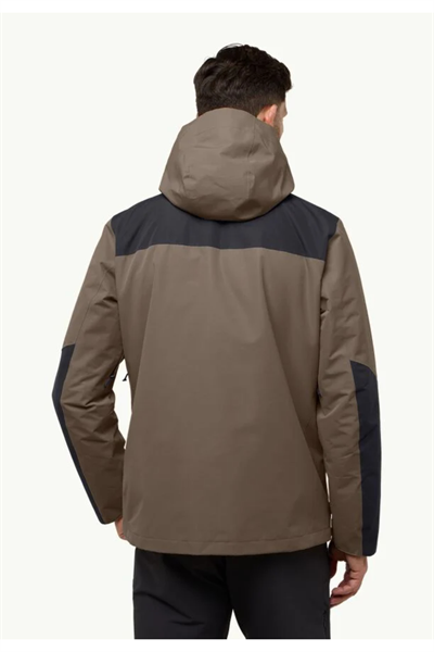 Jack Wolfskin A61872_5719 JASPER INS JKT M Erkek Outdoor Ceketi Kahverengi