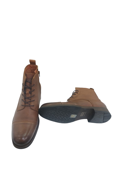 Jack&Jones 12095468 JJernest Leather BOOT Cognac Erkek Günlük Giyim Ayakkabı Kahverengi
