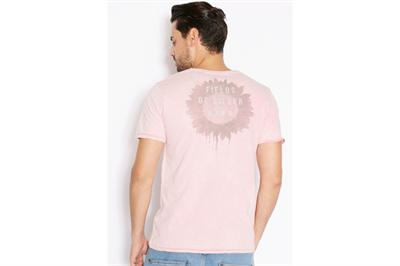 Jack&Jones 12108309 Quartz Pink/SLIM Erkek T-Shirt Pembe