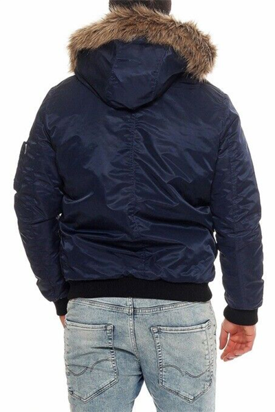 Jack&Jones  12109349 Jorforce Bomber Jacket Erkek Lacivert Mont Lacivert
