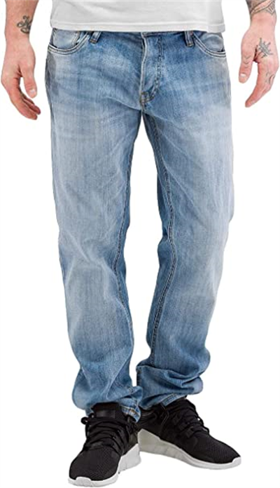 Jack&Jones 12117734 TIM Slim Fit Erkek Blue Denim Mavi